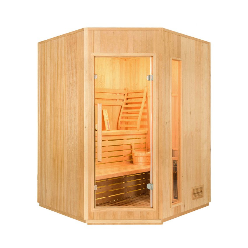 3-osobowa sauna fińska piec elektryczny narożna 4,5 kW Zen 3C Promocja