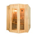 Tradycyjna fińska sauna domowa 4 miejsca piec drewno 8 kW Zen 4 Sprzedaż