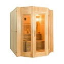 Tradycyjna fińska sauna domowa 4 miejsca piec drewno 8 kW Zen 4 Oferta