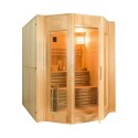 Tradycyjna fińska sauna domowa 4 miejsca piec drewno 8 kW Zen 4 Sprzedaż