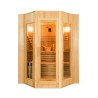 Tradycyjna fińska sauna domowa 4 miejsca piec drewno 8 kW Zen 4 Promocja