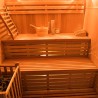 Tradycyjna fińska sauna domowa 4 miejsca piec drewno 8 kW Zen 4 Rabaty