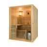 Tradycyjna sauna fińska 4 miejsca drewno z piecem 6 kW Sense 4 Oferta