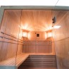 Tradycyjna sauna fińska 4 miejsca drewno z piecem 6 kW Sense 4 Wybór