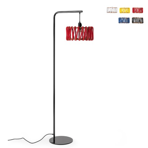 Lampa podłogowa lampa podłogowa klosz z tkaniny liny Macaron DF30 Promocja