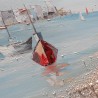Ręcznie malowany portoport z łódkami na płótnie 60x120cm W627 Katalog