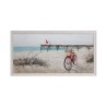 Obraz malowany ręcznie na płótnie molo plażowe 60x120cm z ramą W628 Sprzedaż