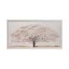 Obraz ręcznie malowany na płótnie biała rama drzewo 60x120cm Z643 Sprzedaż