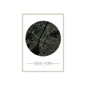 Wydruk zdjęć zdjęcie mapa miasta Nowy Jork rama 50x70cm Unika 0014 Sprzedaż