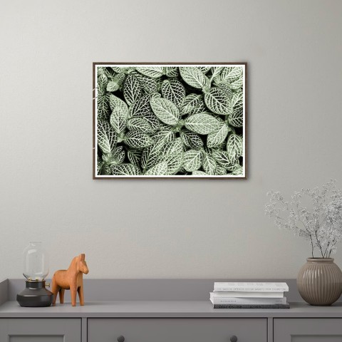 Fotografia obraz plakat rośliny liście 30x40cm rama Unika 0055