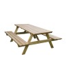 Stół piknikowy drewniane ławki do ogrodu na zewnątrz 180x150cm Sprzedaż