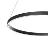 Lampa wisząca LED czarna okrąg Ø 80cm Rim Maytoni Sprzedaż