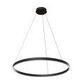 Lampa wisząca LED czarna okrąg Ø 80cm Rim Maytoni Promocja