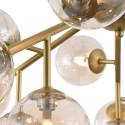 Lampa sufitowa do salonu ze złotymi metalowymi szklanymi kulami Dallas Maytoni Sprzedaż