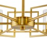 Złoty żyrandol podwieszany sufit salon 6 świateł Bowi Maytoni Oferta
