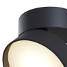 Nowoczesna czarna okrągła lampa sufitowa z regulowanym światłem LED Onda Maytoni Oferta
