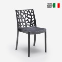Nowoczesne krzesło do restauracji i ogrodu na świeżym powietrzu Matrix BICA Wybór