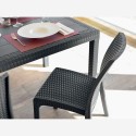 Zestaw 19 rattanowych krzeseł barowych sztaplowanych Virginia Bica Model