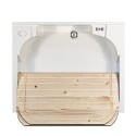 Mobilna umywalka z desek drewnianych 2 drzwi 60x50cm Edilla Montegrappa Katalog