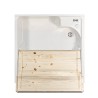 Mobilna umywalka deska drewniana 2 drzwi 60x60cm Edilla Montegrappa Katalog