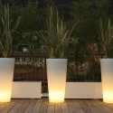 Solarny wazon świetlny h86 lampa ogrodowa RGB LED Arkema Tondo Promocja