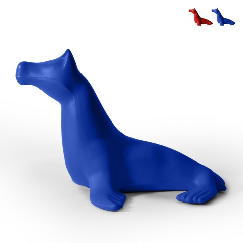 Posąg zwierząt kolorowa rzeźba pop-art nowoczesny design Cavallo Foca Kimere Promocja
