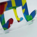 Kolorowa nuta dekoracyjna rzeźba w stylu pop-art Tricroma Model
