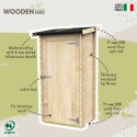 Drewniany domek na narzędzia Arturo 98x64 Sprzedaż