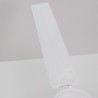 Nowoczesny biały wentylator sufitowy 3 łopatki 120cm ze światłem 70W Hitz Sprzedaż