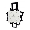 Nowoczesny, ręcznie robiony zegar ścienny do salonu Quadri Ceart Katalog