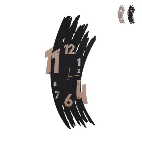 Dekoracyjny i nowoczesny ręcznie robiony zegar ścienny Spennellata Ceart Promocja