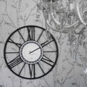 Okrągły industrialny klasyczny nowoczesny zegar ścienny o średnicy 80 cm Ruota Ceart Sprzedaż
