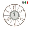 Okrągły industrialny klasyczny nowoczesny zegar ścienny o średnicy 80 cm Ruota Ceart Rabaty