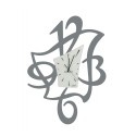 Nowoczesny dekoracyjny zegar ścienny ze szkła i metalu Alfred Ceart Model