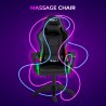 Fotel gamingowy ergonomiczny rozkładany fotel masujący LED The Horde Plus Sprzedaż