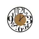 Nowoczesny okrągły zegar ścienny o średnicy 60 cm z dużymi cyframi Ilenia Ceart Wybór