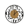 Nowoczesny okrągły zegar ścienny o średnicy 60 cm z dużymi cyframi Ilenia Ceart Wybór