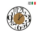 Nowoczesny okrągły zegar ścienny o średnicy 60 cm z dużymi cyframi Ilenia Ceart Rabaty