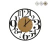 Nowoczesny okrągły zegar ścienny o średnicy 60 cm z dużymi cyframi Ilenia Ceart Promocja