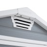 Szopa ogrodowa z żywicy PCV z podłogą 129x103x196cm Manor 4x3 Keter Model