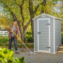 Szopa ogrodowa z żywicy PCV z podłogą 129x103x196cm Manor 4x3 Keter Cena