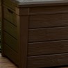 Bardzo duży Box do przechowywania z żywicy do ogrodu Brightwood Keter Stan Magazynowy
