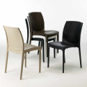 Biały kwadratowy stolik 90x90 Cm z 4 kolorowymi krzesłami Bohème Love Cena
