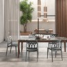 Krzesło nowoczesny design jadalnia restauracja na świeżym powietrzu bar kuchnia ogrodowa Queen Rabaty