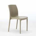 Biały kwadratowy stolik 90x90 Cm z 4 kolorowymi krzesłami Bohème Love Koszt