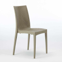 Biały kwadratowy stolik, 90x90 Cm z 4 kolorowymi krzesłami Bistrot Love Koszt