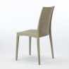 Biały kwadratowy stolik, 90x90 Cm z 4 kolorowymi krzesłami Bistrot Love Zakup