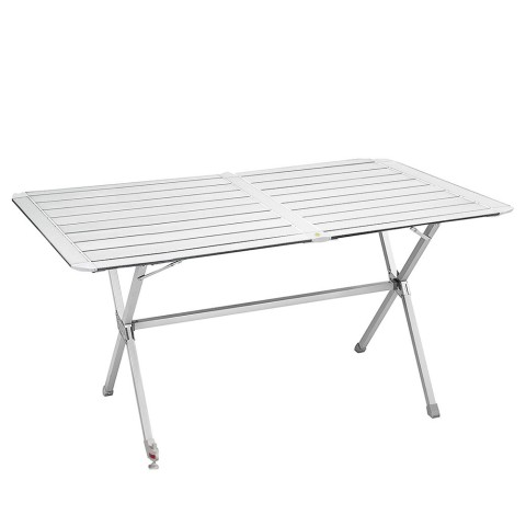 Składany stół kempingowy 140x81cm Silver Gapless Level 6 Brunner Promocja