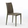 Biały prostokątny stolik, 150x90 cm z 6 kolorowymi krzesłami Bistrot Summerlife 
