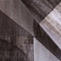 Brązowy prostokątny dywan w nowoczesnym stylu do salonu Double MAR009 Oferta